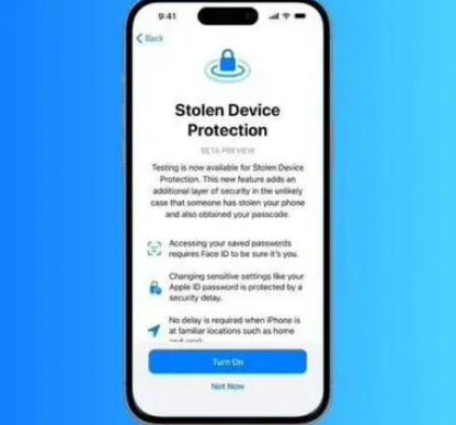 旌阳苹果授权维修店分享被盗设备保护功能开启方法 