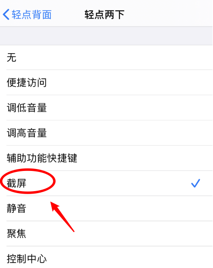 旌阳苹果手机维修分享iPhone12如何启用双击截屏 